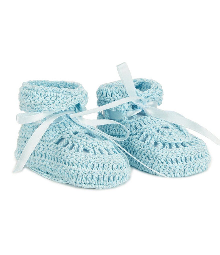Crochet baby booties